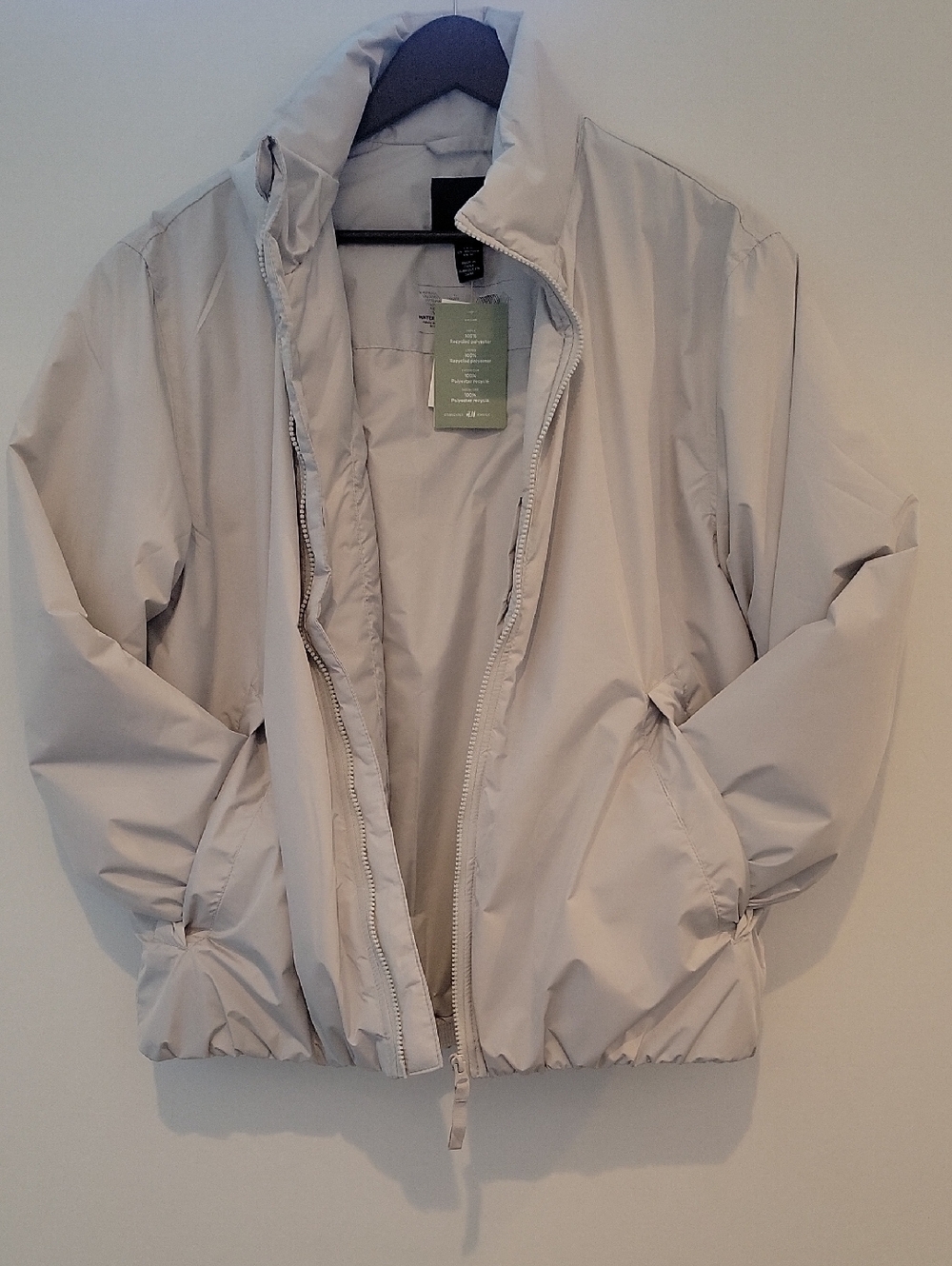 H&M Light Beige Puff Jacket